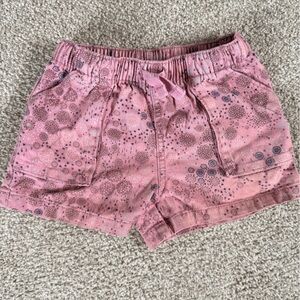 Tea Collection pink floral shorts Size 5